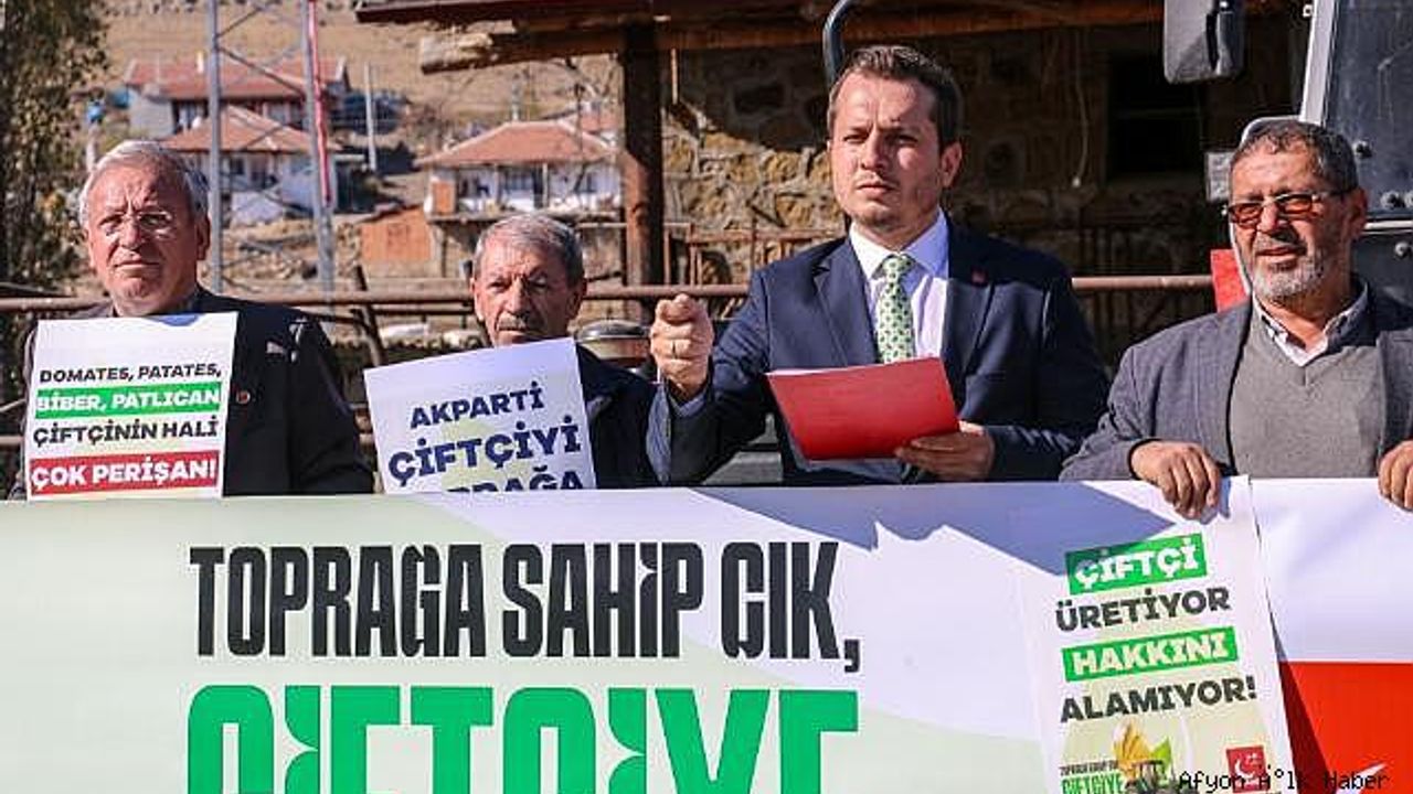 "AK PARTİ İKTİDARI ÇİFTÇİLERİMİZİ FAİZ VE BORÇ BATAĞINA SÜRÜKLEDİ!"