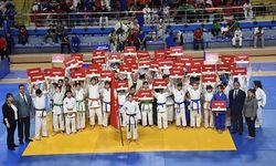 600 sporcunun katıldığı Okul Sporları Judo Küçükler Türkiye Şampiyonası Afyonkarahisar'da başladı