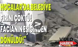 Hocalar'da Belediye Fırını Çöktü, Facianın Eşiğinden Dönüldü!"