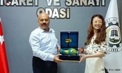 ÇİN TSİNGHUA ÜNİVERSİTESİ ÖĞRETMEN VE ÖĞRENCİLERİNDEN DİNAR TİCARET VE SANAYİ ODASINA ZİYARET
