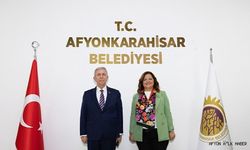 ANKARA BÜYÜKŞEHİR BELEDİYE BAŞKANI MANSUR YAVAŞTAN BELEDİYE"YE ZİYARET 