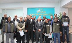 KAYMAKAM DURU'DAN İLÇE TARIM MÜDÜRLÜĞÜ PERSONELİ BAŞARI BELGESİ