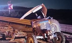Tırın traktöre çarptığı kazada 1 kişi öldü