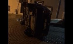 Afyonkarahisar'da Kaygan Yolda Araç Takla Attı: Şans Eseri Yaralanan Yok!