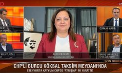 Burcu Köksal, TV100"de Gürkan Hacır"ın sunduğu Taksim Meydanı programına konuk oldu.
