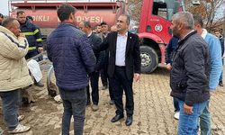 Milletvekili Arslan Evleri yanan aileleri yalnız bırakmadı