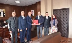 Türk Sağlık Afyonkarahisar Şubesinden AFSÜ Rektörüne Ziyaret.!