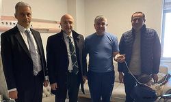 Ak Parti İl Başkanı Şahin, Çayırbağ Belediye Başkanı Kiraz'ı Ziyaret Etti