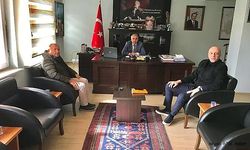 AKBANK MÜDÜRÜ ARABACI KAYMAKAM DURU'YU ZİYARET ETTİ.