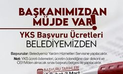  YKS BAŞVURU ÜCRETLERİ BELEDİYEDEN