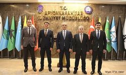 KAYMAKAM DURU, İL EMNİYET MÜDÜRÜ EROL'U ZİYARET ETTİ 