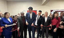 Kızıldağ Ortaokulu Cemil Örnek Kütüphanesi açıldı