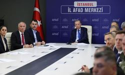 Cumhurbaşkanı Erdoğan, İstanbul AFAD kriz merkezinde depreme ilişkin brifing aldı
