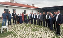 Ak Parti Heyeti, Karacaören'de Halit Akay'ın Hac Yemeği Davetine Katıldı