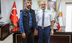 Başkan Şahin'i Kozluca Köyü Muhtarı Ziyaret Etti