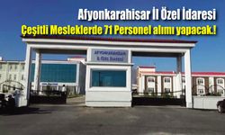 İl Özel İdaresi Personel Alım İlanı Yayınladı!