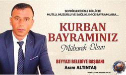 BEYYAZI BELEDİYE BAŞKANI ASIM ALTINTAŞ KURBAN BAYRAMI KUTLAMASI