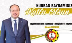 TİCARET ODASI BAŞKANI HÜSNÜ SERTESER KURBAN BAYRAMI KUTLAMASI