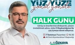Milletvekili Özkaya'dan Vatandaşlara Çay Daveti