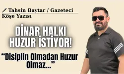 Drift ve Gürültü Kirliliği Dinar'ı Rahatsız Ediyor!