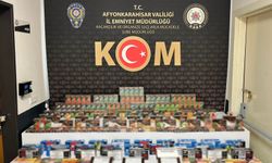 6 Bin Makaron ve Yüzlerce Paket Nargile Tütünü Ele Geçirildi