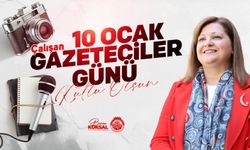 BAŞKAN BURCU KÖKSAL´IN 10 OCAK ÇALIŞAN GAZETECİLER GÜNÜ MESAJI
