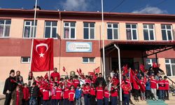 Kızıldağ İlkokulu’nda Bayrak Sevgisi etkinliği