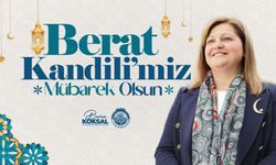 BAŞKAN BURCU KÖKSAL´IN BERAT KANDİLİ MESAJI
