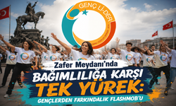 Zafer Meydanı’nda Bağımlılığa Karşı Tek Yürek: Gençlerden Farkındalık FlashMob’u