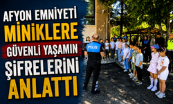Afyon Emniyeti Miniklere Güvenli Yaşamın Şifrelerini Anlattı