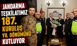 Jandarma Teşkilatımız 187. Kuruluş Yıl Dönümünü Kutluyor