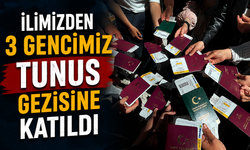 İlimizden 3 Gencimiz Tunus Gezisine Katıldı