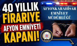 40 Yıllık Firariye Afyon Emniyeti Kapanı!