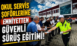 Okul Servis Şoförlerine Emniyetten Güvenli Sürüş Eğitimi!