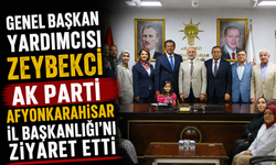 GENEL BAŞKAN YARDIMCISI ZEYBEKCİ AK PARTİ AFYONKARAHİSAR İL BAŞKANLIĞI’NI ZİYARET ETTİ