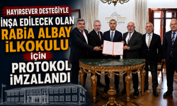 Hayırsever Desteğiyle İnşa Edilecek Olan Rabia Albay İlkokulu için Protokol İmzalandı