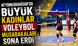 Afyonkarahisar’da Büyük Kadınlar Voleybol Müsabakaları Sona Erdi
