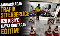 Jandarmadan Trafik Seferberliği: 928 Kişiye Hayat Kurtaran Eğitim!