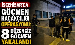 İscehisar’da Göçmen Kaçakçılığı Operasyonu: 8 Düzensiz Göçmen Yakalandı