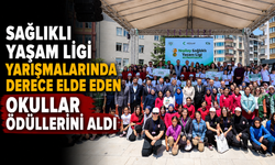 Sağlıklı Yaşam Ligi Yarışmalarında Derece Elde Eden Okullar Ödüllerini Aldı