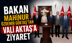 Bakan Mahinur Özdemir Göktaş’tan Vali Aktaş’a Ziyaret