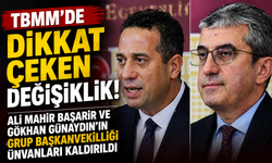 TBMM’de Dikkat Çeken Değişiklik! Ali Mahir Başarır ve Gökhan Günaydın’ın Grup Başkanvekilliği Ünvanları Kaldırıldı