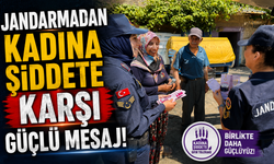 JANDARMADAN KADINA ŞİDDETE KARŞI GÜÇLÜ MESAJ!