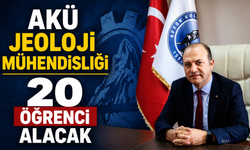 AKÜ JEOLOJİ MÜHENDİSLİĞİ 20 ÖĞRENCİ ALACAK