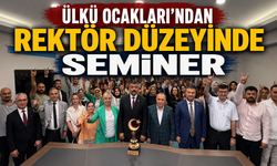 Ülkü Ocakları'ndan Rektör Düzeyinde Seminer