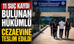 11 Suç Kaydı Bulunan Hükümlü Cezaevine Teslim Edildi