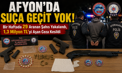 AFYON'DA SUÇA GEÇİT YOK!