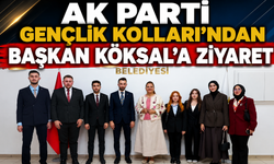 AK PARTİ GENÇLİK KOLLARI'NDAN BAŞKAN KÖKSAL'A ZİYARET
