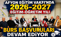 AFYON EĞİTİM VAKFI'NDA 2026-2027 EĞİTİM-ÖĞRETİM YILI BURS BAŞVURULARI DEVAM EDİYOR