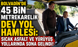 Bolvadin’de 45 Bin Metrekarelik Dev Yol Hamlesi: Sıcak Asfalt ve Yürüyüş Yollarında Sona Gelindi!